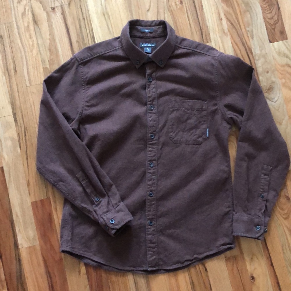 Eddie Bauer Eddie’s Favorite Flannel Classic Fit Shirt Rust Brown Neutral M